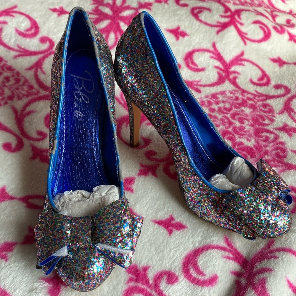 Blink Sparkle Bow Heels